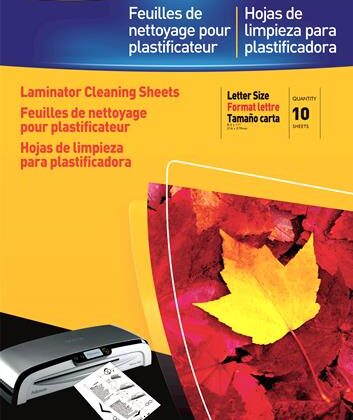 LAMINATOR ACC CLEANING SHEET/10PCS 5320604 FELLOWES 5320604 043859522163