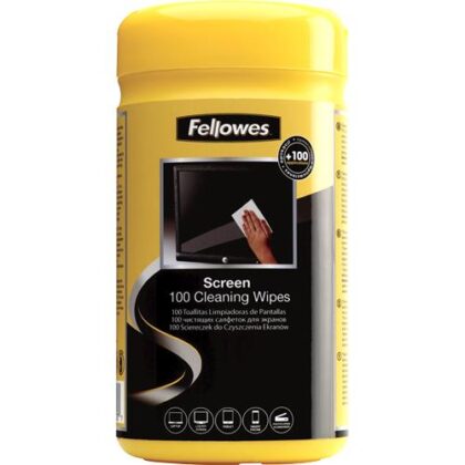 CLEANING WIPES 100PCS/9970330 FELLOWES 9970330 077511997037