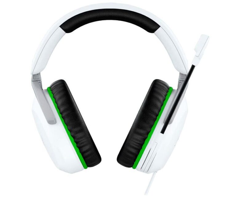 HEADSET HYPERX CLOUDX STINGER2/WHITE/GREEN 75X28AA HYPERX 75X28AA 197029365972