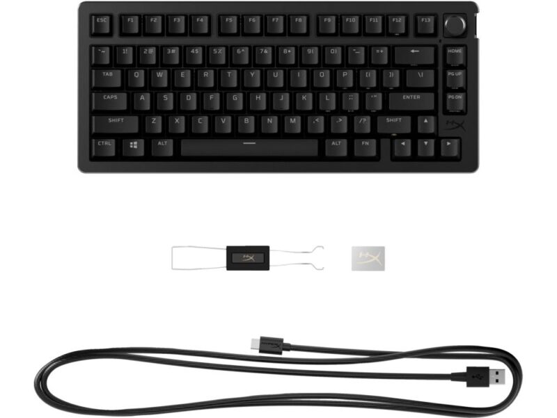 KEYBOARD ALLOY RISE 75 S BLACK/7G7A4AA#ABA HYPERX 7G7A4AA#ABA 197192334096