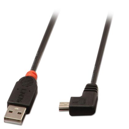 CABLE USB2 A TO MINI-B 0.5M/90 DEGREE 31970 LINDY 31970 4002888319706