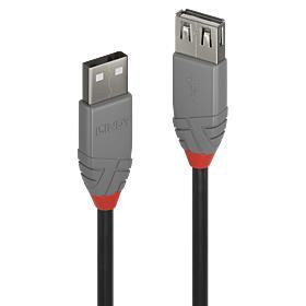 CABLE USB2 TYPE A 0.5M/ANTHRA 36701 LINDY 36701 4002888367011