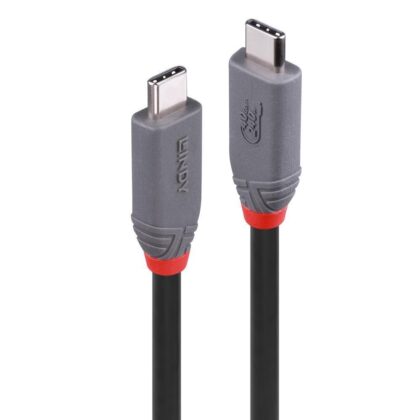 CABLE USB4 240W TYPE C 0.8M/40GBPS ANTHRA LINE 36956 LINDY 36956 4002888369565