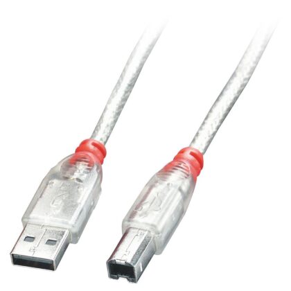 CABLE USB2 A-B 0.2M/TRANSPARENT 41750 LINDY 41750 4002888417501