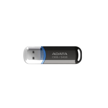 MEMORY DRIVE FLASH USB2 64GB/BLACK AC906-64G-RBK A-DATA AC906-64G-RBK 4710273773353