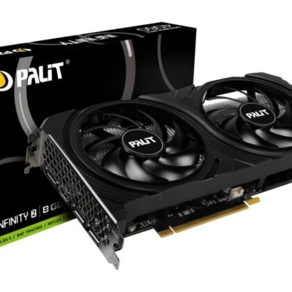 Graphics Card PALIT NVIDIA GeForce RTX 4060 8 GB GDDR6 128 bit PCIE 4.0 16x GPU 1830 MHz Dual Slot Fansink 2xHDMI 2xDisplayPort NE64060019P1-1070L NE64060019P1-1070L 4710562244472