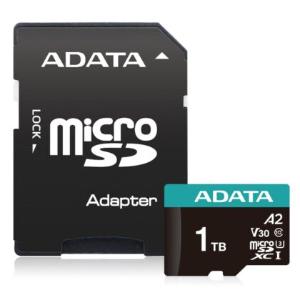 MEMORY MICRO SDXC 1TB W/AD./AUSDX1TUI3V30SA2-RA1 ADATA AUSDX1TUI3V30SA2-RA1 4711085945273