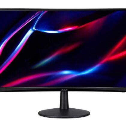 LCD Monitor ACER ED240QS3BMIIPX 24" Gaming/Curved Panel VA 1920x1080 16:9 165 Hz Matte 1 ms Tilt Colour Black UM.UE0EE.301 UM.UE0EE.301 4711121531156