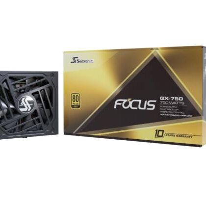 Power Supply SEASONIC FOCUS GX ATX 3.0 750 Watts Efficiency 80 PLUS GOLD MTBF 100000 hours FOCUS-GX-750-V4 FOCUS-GX-750-V4 4711173878445