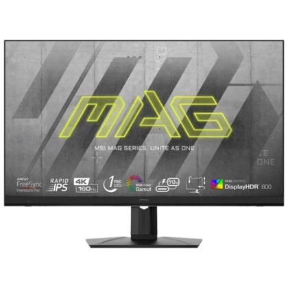 LCD Monitor MSI MAG 323UPF 32" Gaming/4K Panel IPS 3840x2160 16:9 160Hz Matte 1 ms Swivel Height adjustable Tilt Colour Black MAG323UPF MAG323UPF 4711377085847