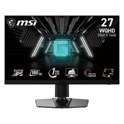 LCD Monitor MSI G272QPF E2 27" Gaming Panel IPS 2560x1440 16:9 180Hz 1 ms Swivel Pivot Height adjustable Tilt G272QPFE2 G272QPF E2 4711377141765