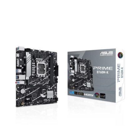 Mainboard ASUS Intel B760 Express LGA1700 Micro-ATX Memory DDR5 Memory slots 2 2xPCI-Express 4.0 1x 1xPCI-Express 4.0 16x 2xM.2 1x15pin D-sub 1xHDMI 2xUSB 2.0 4xUSB 3.2 1xPS/2 1xRJ45 3xAudio port PRIMEB760M-K PRIMEB760M-K 4711387198506