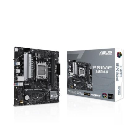 Mainboard ASUS AMD B650 SAM5 Micro-ATX Memory DDR5 Memory slots 2 1xPCI-Express 4.0 1x 2xPCI-Express 4.0 16x 2xM.2 1xHDMI 4xUSB 2.0 2xUSB 3.2 1xRJ45 3xAudio port PRIMEB650M-R PRIMEB650M-R 4711387429761