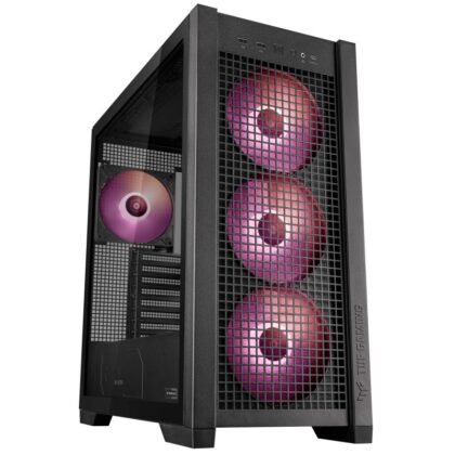 Case ASUS TUF Gaming GT302 ARGB MidiTower Case product features Transparent panel Not included ATX EATX MicroATX MiniITX Colour Black TUFGAMINGGT302ARGBBK TUFGAMINGGT302ARGBBK 4711387478752