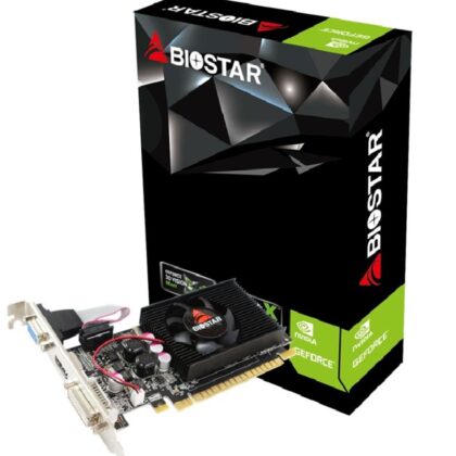 Graphics Card BIOSTAR NVIDIA GeForce 210 1 GB DDR3 64 bit PCIE 2.0 16x Memory 1333 MHz GPU 589 MHz Single Slot Fansink 1x15pin D-sub 1xDVI-D 1xHDMI VN2103NHG6 VN2103NHG6 4712795656794