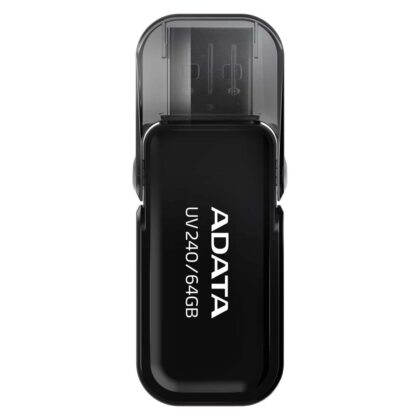 MEMORY DRIVE FLASH USB2 64GB/BLACK AUV240-64G-RBK ADATA AUV240-64G-RBK 4713218465405