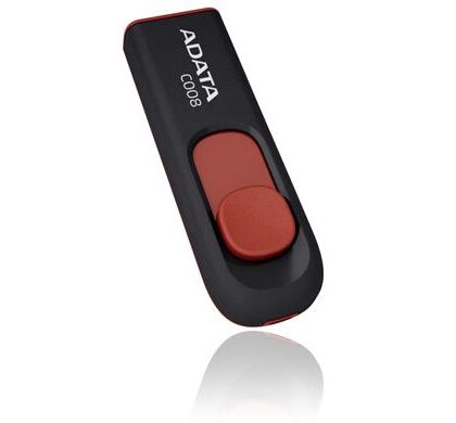 MEMORY DRIVE FLASH USB2 64GB/BLACK/RED AC008-64G-RKD ADATA AC008-64G-RKD 4713435791721