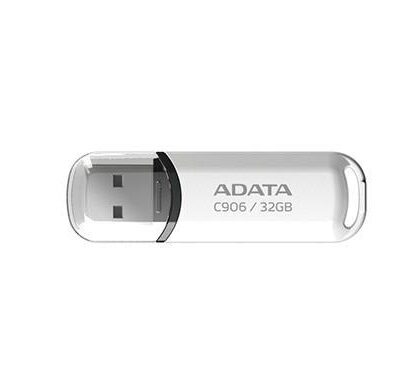 MEMORY DRIVE FLASH USB2 32GB/WHITE AC906-32G-RWH ADATA AC906-32G-RWH 4713435791905