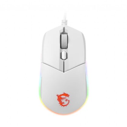 MOUSE USB OPTICAL GAMING/CLUTCH GM11 WHITE MSI CLUTCHGM11WHITE 4719072813536