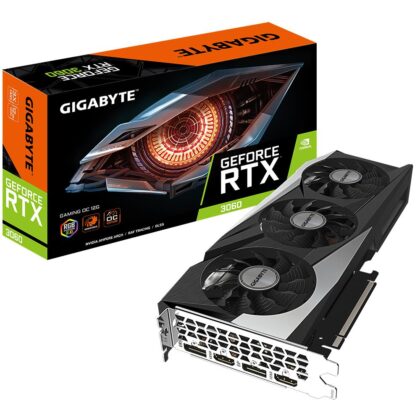 Graphics Card GIGABYTE NVIDIA GeForce RTX 3060 12 GB GDDR6 192 bit PCIE 4.0 16x Memory 15000 MHz GPU 1837 MHz 2xHDMI 2xDisplayPort N3060GAMINGOC-12GD2.0 N3060GAMINGOC-12GD2.0 4719331309312