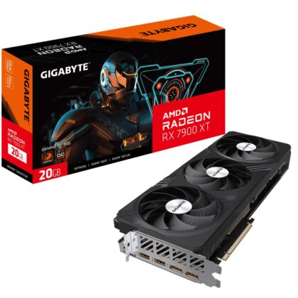 Graphics Card GIGABYTE AMD Radeon RX 7900 XT 20 GB GDDR6 320 bit PCIE 4.0 16x Dual Slot Fansink 2xHDMI 2xDisplayPort GV-R79XTGAMINGOC-20GD GV-R79XTGAMINGOC-20GD 4719331312367