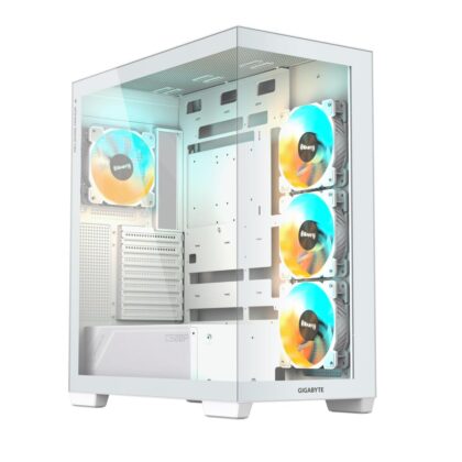 Case GIGABYTE MidiTower Case product features Transparent panel ATX MicroATX MiniITX Colour White GB-C500PIST GB-C500PI ST 4719331555030