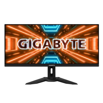 LCD Monitor GIGABYTE M34WQ-EK 34" Gaming/21 : 9 Panel IPS 3440x1440 21:9 144Hz Matte 1 ms Speakers Swivel Height adjustable Tilt Colour Black M34WQ-EK M34WQ-EK 4719331814618