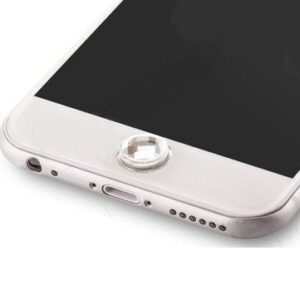 Mocco Universal Home Button Sticker Decoration Apple iPhone / iPad Silver MC-HOME-BUT-SI 4752168038079