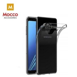 Mocco Ultra Back Case 0.3 mm Silicone Case for Samsung A730 Galaxy A8 Plus (2018) Black MC-BC-A8A730-BK 4752168040379