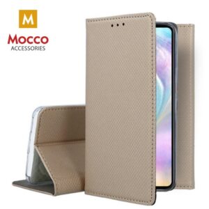 Mocco Smart Magnet Book Case For Samsung M205 Galaxy M20 Gold MC-MAG-SA-M20-GO 4752168066959