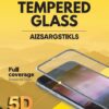 Mocco Full Glue 5D Signature Edition Tempered Glass Full Coverage with Frame Samsung Galaxy A72 / A80 Black MC-5D-GP-A80-BK 4752168073421