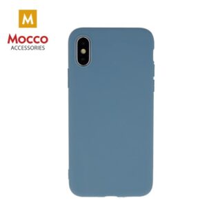 Mocco Ultra Slim Soft Matte 0.3 mm Silicone Case for Apple iPhone 11 Pro Max Light Blue MO-USM-11PMAX-BL 4752168080702