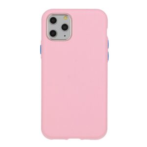 Mocco Soft Cream Silicone Back Case for Apple iPhone 12 Mini Light Pink MO-SC-AP-IPH12M-PI 4752168095201