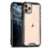 Mocco Acrylic Air Case Silicone Case for Apple iPhone 12 Pro Max Transparent-Black MC-AC-AP-IPH-12PMAX-BK 4752168096178