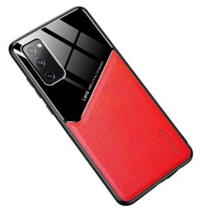 Mocco Lens Leather Back Case for Apple Iphone 12 Mini Red MC-LC-AP-IP12MINI-RE 4752168098523