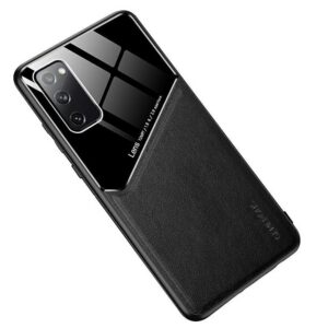 Mocco Lens Leather Back Case for Apple Iphone 12 Black MO-LC-APP-IP-12-BK 4752168099124