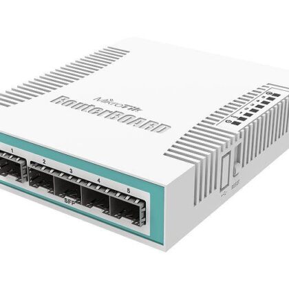 NET ROUTER/SWITCH 5PORT SFP/CRS106-1C-5S MIKROTIK CRS106-1C-5S 4752224000101