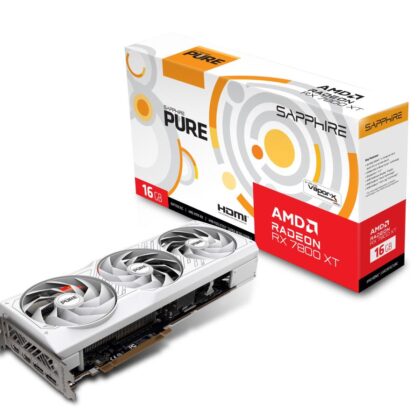 Graphics Card SAPPHIRE AMD Radeon RX 7800 XT 16 GB GDDR6 256 bit PCIE 4.0 16x 2xHDMI 2xDisplayPort 11330-03-20G 11330-03-20G 4895106294455