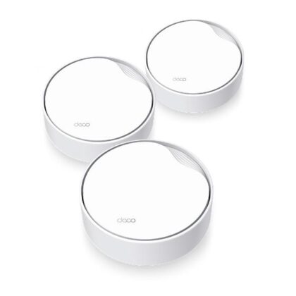 Wireless Router TP-LINK Wireless Router 3-pack 3000 Mbps Mesh Wi-Fi 6 1x10/100/1000M 1x2.5GbE DHCP DECOX50-POE(3-PACK) DECOX50-POE(3-PACK) 4897098687918