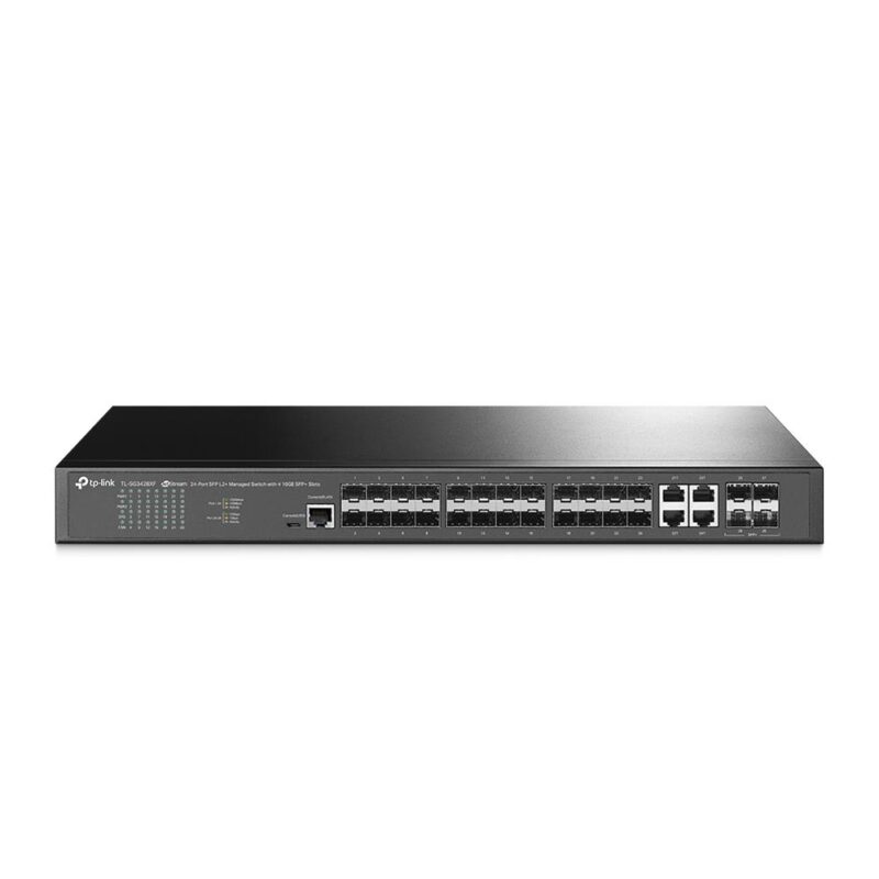 Switch TP-LINK Omada TL-SG3428XF Type L2+ Rack 4x10/100/1000BASE-T/SFP combo 20xSFP 4xSFP+ 2xConsole 1 SG3428XF SG3428XF 4897098688212