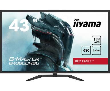 LCD Monitor IIYAMA 43" Gaming/4K Panel VA 3840x2160 16:9 144Hz Matte 0.4 ms Speakers Tilt Colour Black G4380UHSU-B1 G4380UHSU-B1 4948570118526