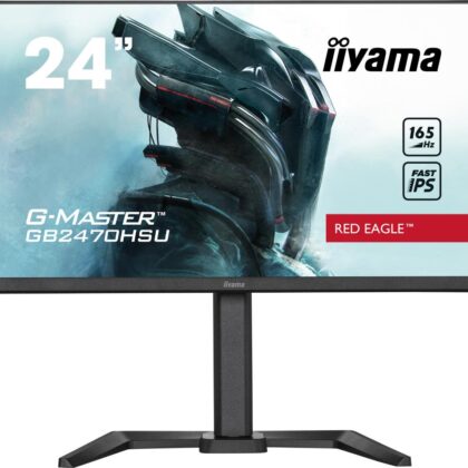 LCD Monitor IIYAMA GB2470HSU-B5 24" Panel IPS 1920x1080 16:9 165Hz Matte 0.8 ms Speakers Pivot Height adjustable Tilt Colour Black GB2470HSU-B5 GB2470HSU-B5 4948570121397