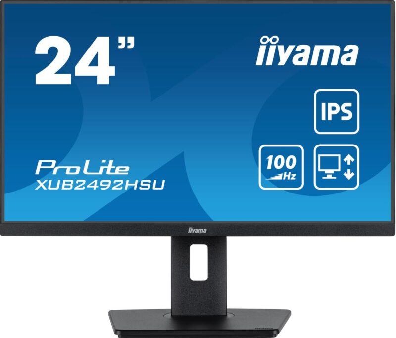 LCD Monitor IIYAMA XUB2492HSU-B6 24" Panel IPS 1920x1080 16:9 Matte 0.4 ms Speakers Swivel Pivot Height adjustable Tilt Colour Black XUB2492HSU-B6 XUB2492HSU-B6 4948570122578