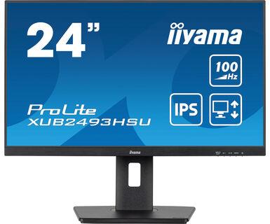 LCD Monitor IIYAMA 23.8" Business Panel IPS 1920x1080 16:9 100Hz Matte 1 ms Speakers Swivel Pivot Height adjustable Tilt XUB2493HSU-B6 XUB2493HSU-B6 4948570123049