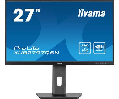 LCD Monitor IIYAMA 27" Business Panel IPS 2560x1440 16:9 100Hz Matte 1 ms Speakers Swivel Pivot Height adjustable Tilt Colour Black XUB2797QSN-B1 XUB2797QSN-B1 4948570123285