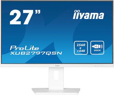 LCD Monitor IIYAMA 27" Business Panel IPS 2560x1440 16:9 100Hz Matte 1 ms Speakers Swivel Pivot Height adjustable Tilt Colour White XUB2797QSN-W1 XUB2797QSN-W1 4948570123308