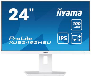 LCD Monitor IIYAMA 23.8" Business Panel IPS 1920x1080 16:9 100Hz Matte 0.4 ms Speakers Swivel Pivot Height adjustable Tilt XUB2492HSU-W6 XUB2492HSU-W6 4948570123346