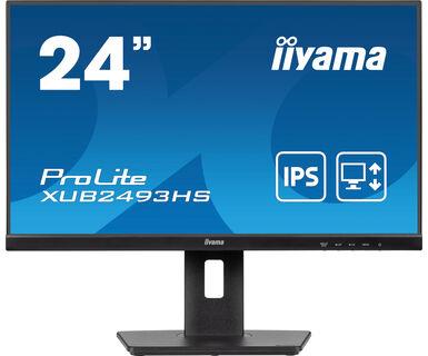 LCD Monitor IIYAMA 23.8" Business Panel IPS 1920x1080 16:9 100Hz Matte 0.5 ms Speakers Swivel Pivot Height adjustable Tilt Colour Black XUB2493HS-B6 XUB2493HS-B6 4948570123841