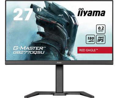 LCD Monitor IIYAMA 27" Gaming Panel IPS 2560x1440 16:9 180Hz Matte 0.2 ms Speakers Swivel Pivot Height adjustable Tilt Colour Black GB2770QSU-B6 GB2770QSU-B6 4948570123988