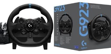 Logitech G923 Racing Wheel and Pedals for PlayStation 941-000149 5099206082793